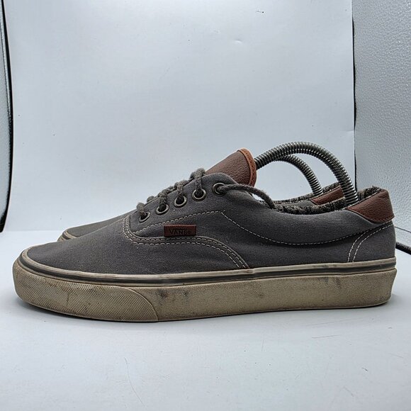Vans Era 59 Mens 9.5 Gray Brown Shoes Low Top Casual Skateboarding Walking main image 11